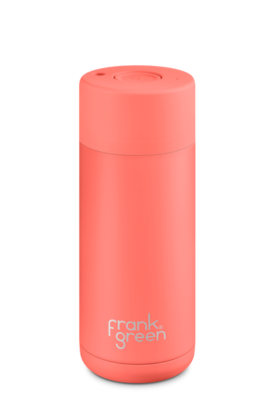 FrankGreen_termoskuppisulkupainikkeella_475ml_livingcoral