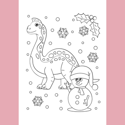 Jouluisia värityskuvia