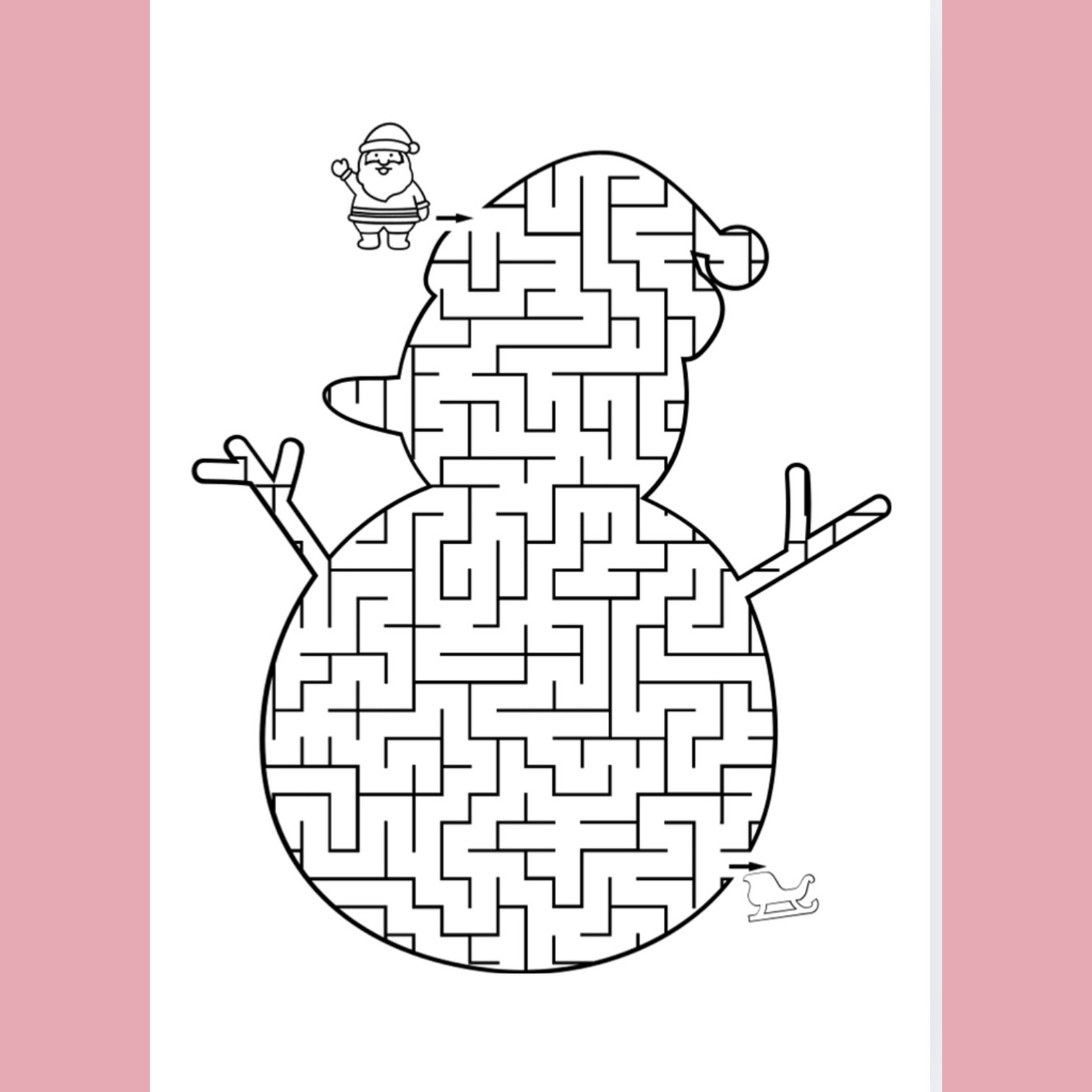 Jouluisia värityskuvia