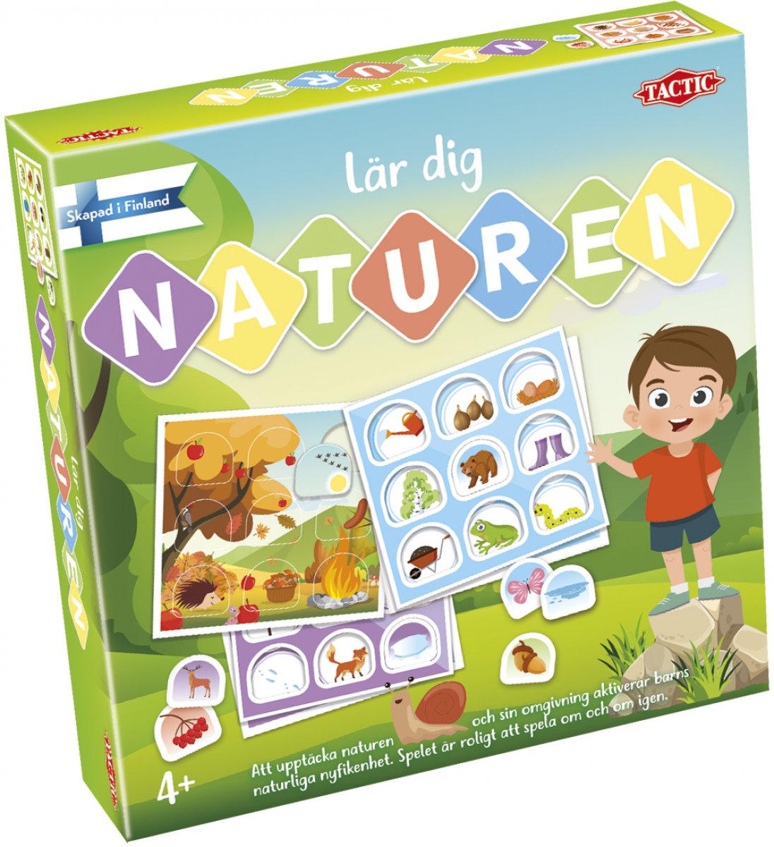 Lär dig naturen, svenskspråkigt bordspel
