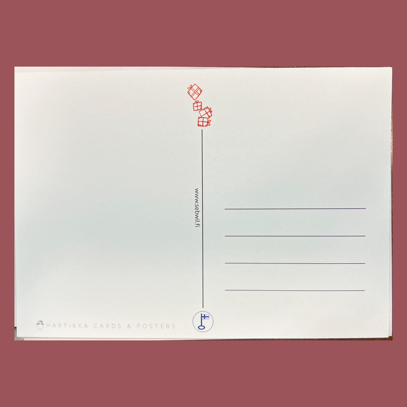 Väritettävät joulukortit